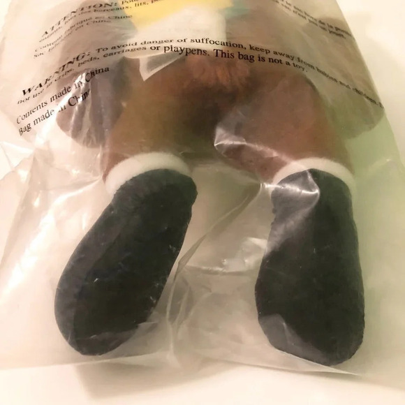 Vtg 1992 McDonalds Christmas Looney Tunes Tasmanian Devil Taz Plush Stuffed Toy - Picture 8 of 10